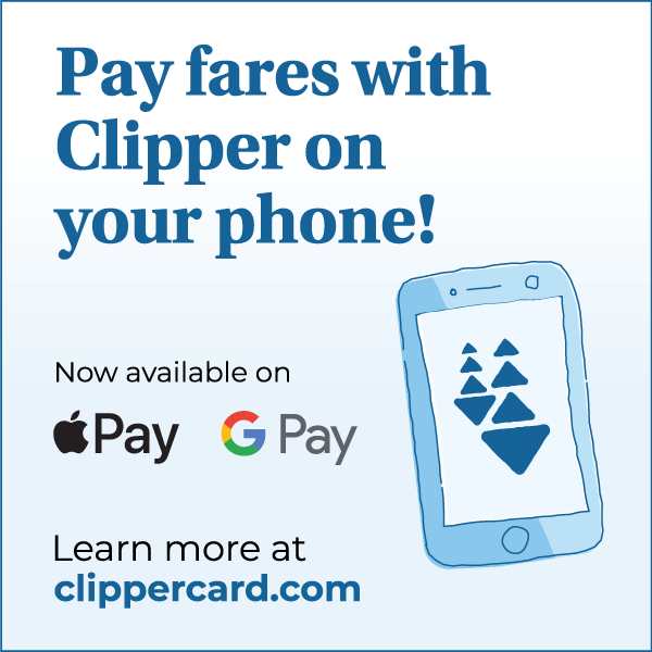 Pay fares with Clipper on your phone