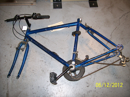 Unknown make, model: 8542-87 men’s bicycle, blue