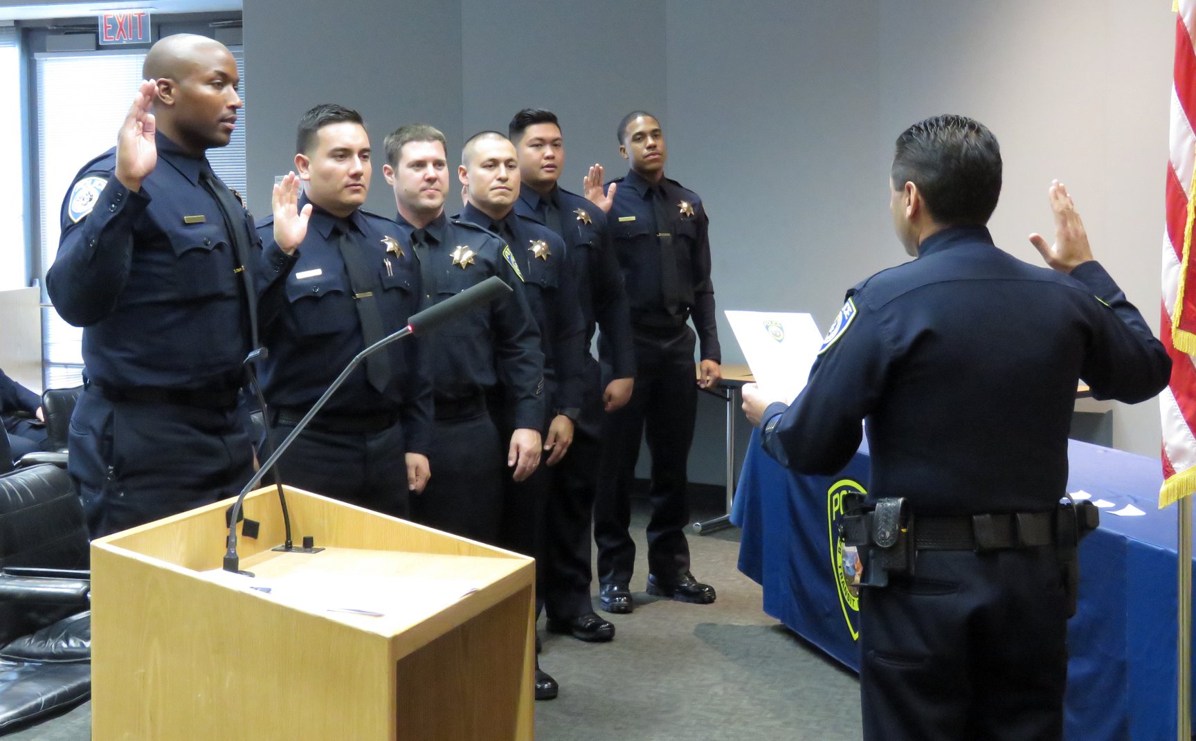 BPD laterals swearing in