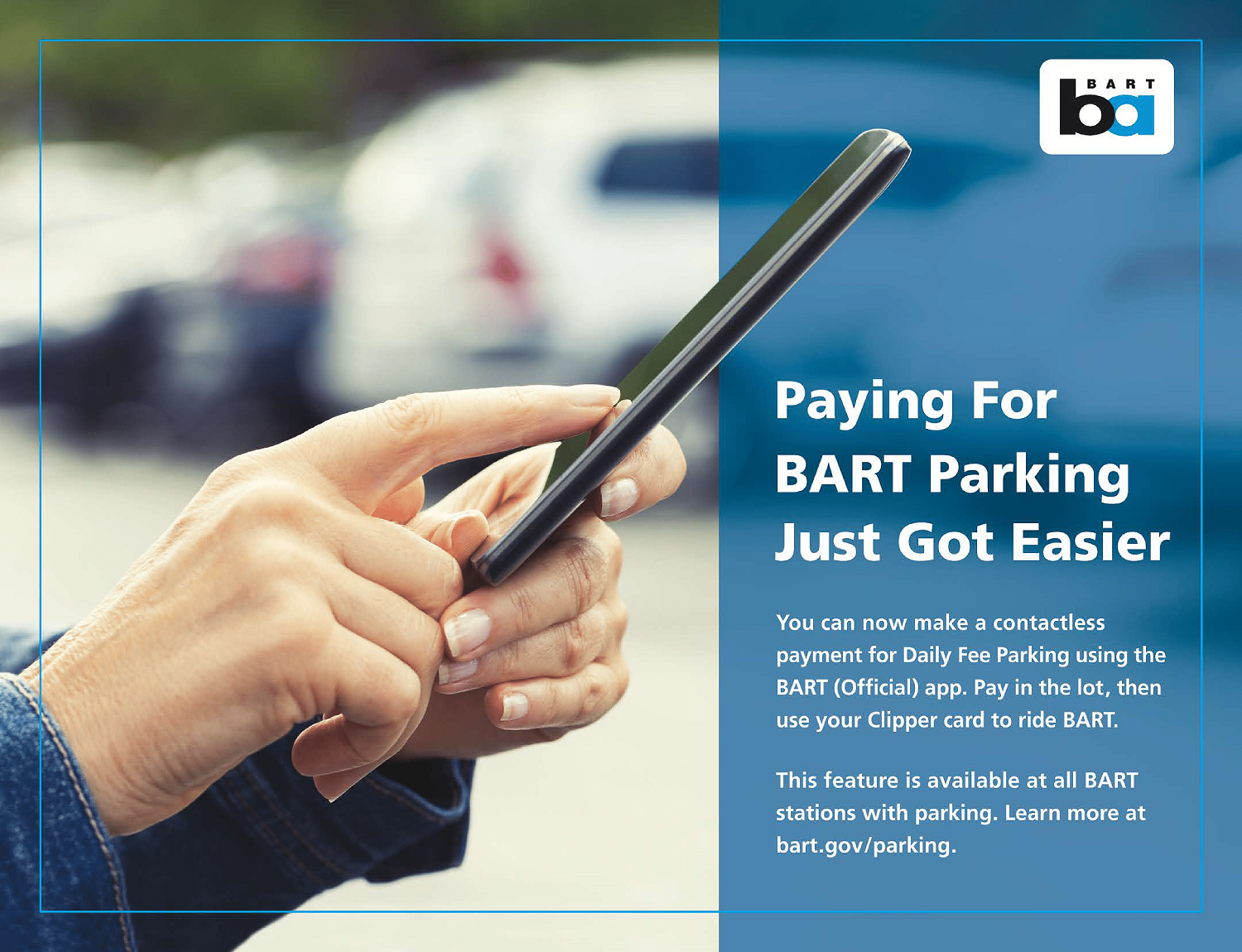 Contactless parking payment by app feature expands to all stations