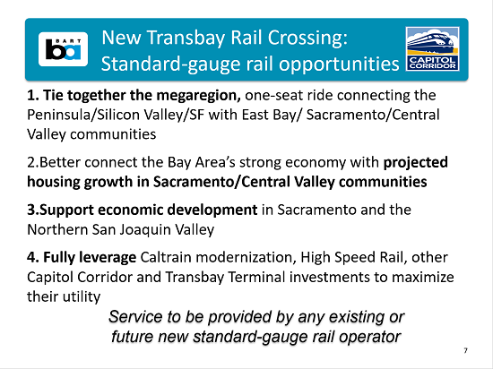 Second Transbay rail opportunity