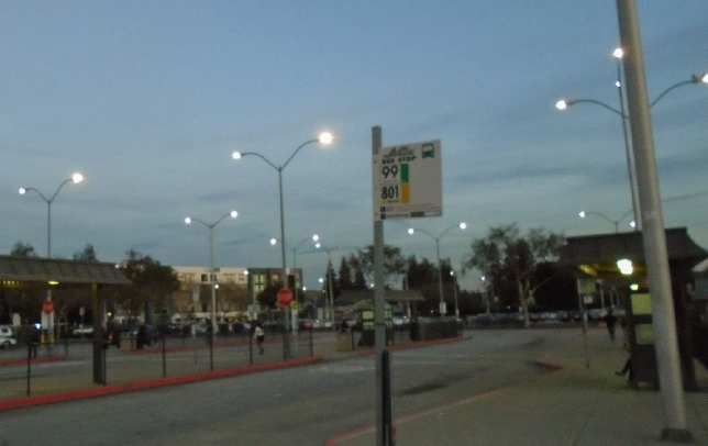 South Hayward parking lot lights