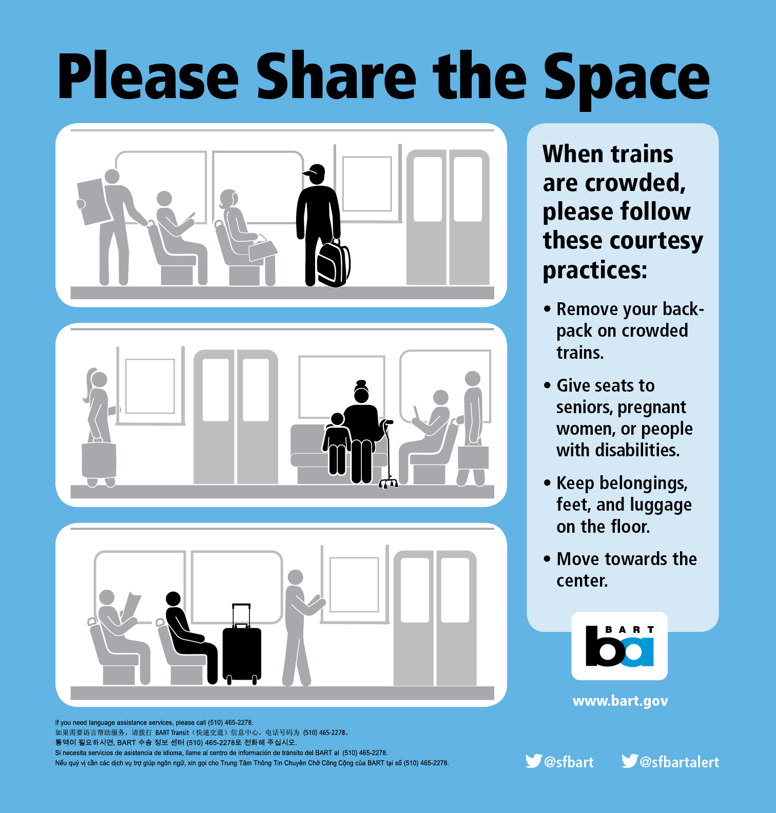 Tips on sharing space