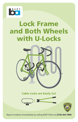 How to lock a bike safely