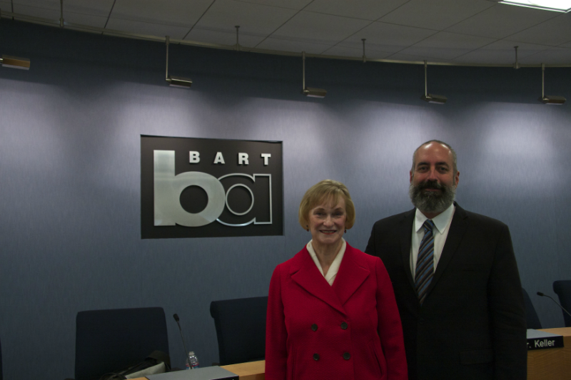 new BART elected president and vice president