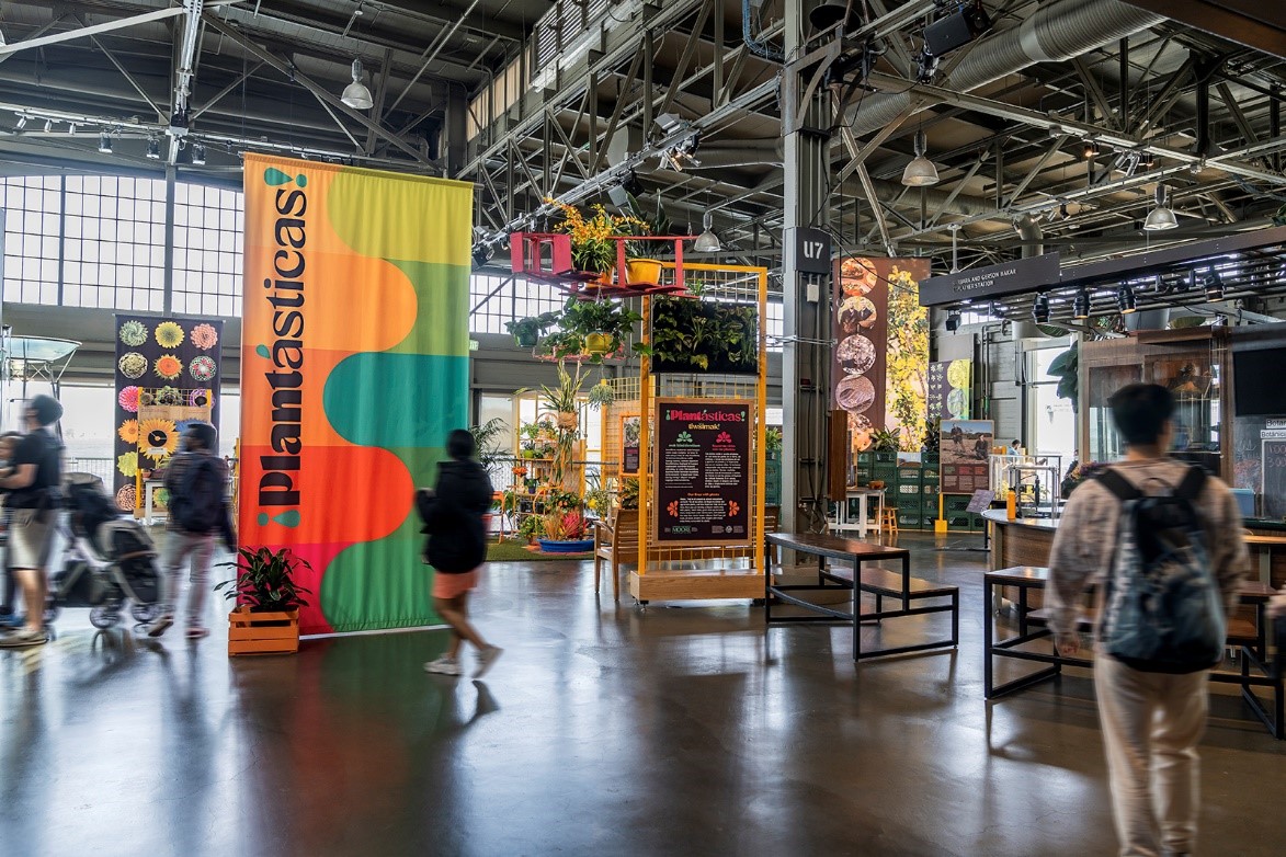 ¡Plantásticas! at the Exploratorium. The exhibition runs through Sept. 24.