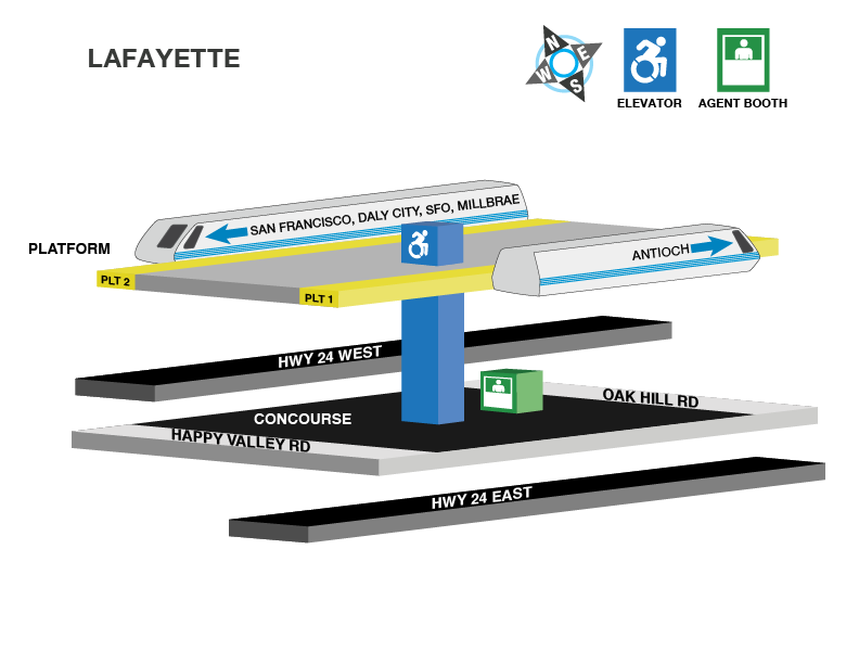 bart-elevator-locations-and-accessible-path-for-lafayette-station