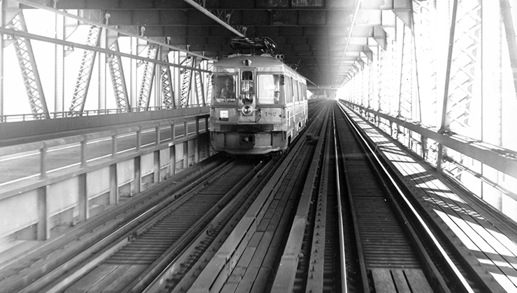 Key System Rail Line across Bay Bridge