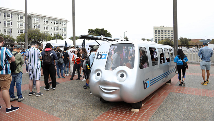 The BARTmobile at BART’s 50th Anniversary Celebration and Family Fun Festival on Sept. 10, 2022.