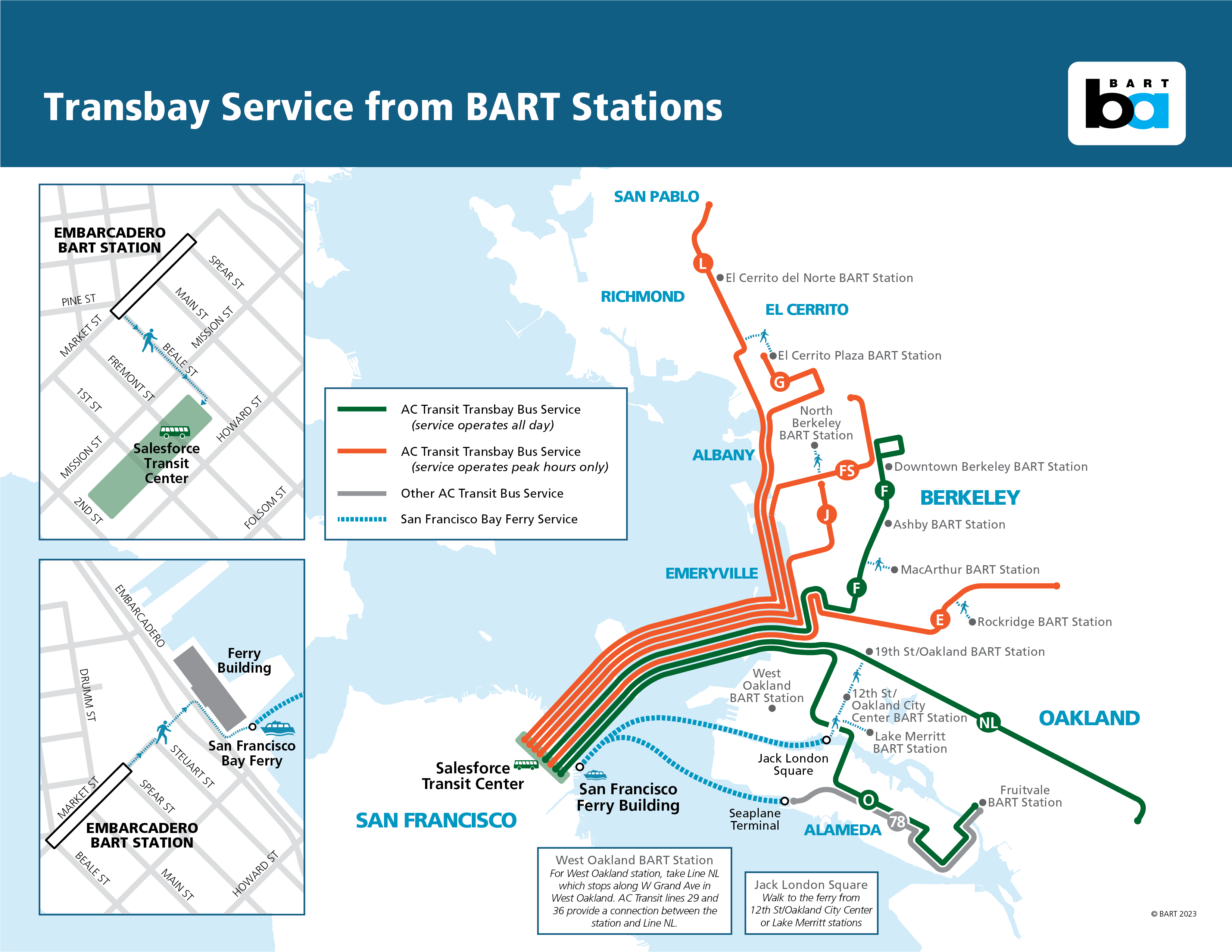 Transbay alternatives bay area rapid transit
