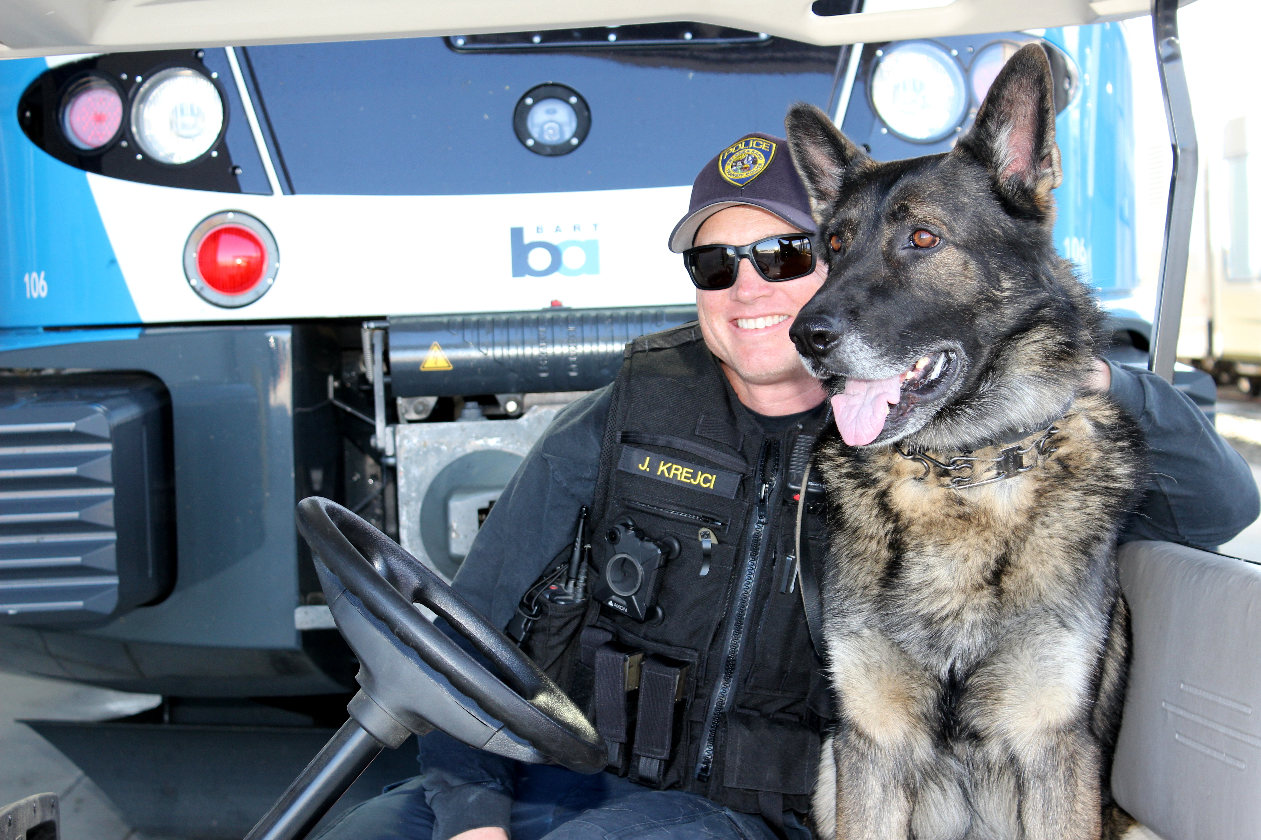 K9 Officer Krejci and Zee