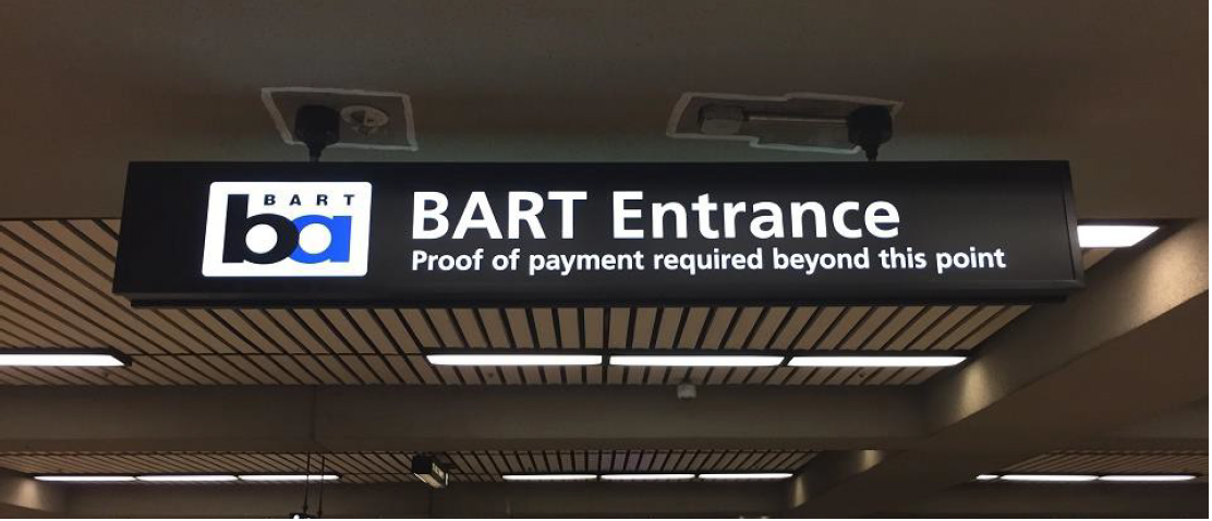 Proof of payment signage