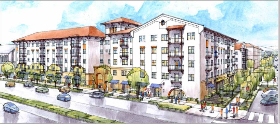 Rendering of San Leandro TOD