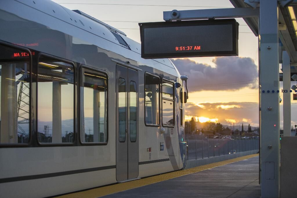 Train car for BART to Antioch