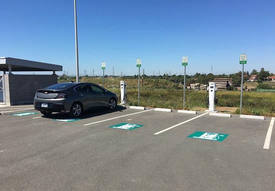 eBART Maintenance Facility EV chargers