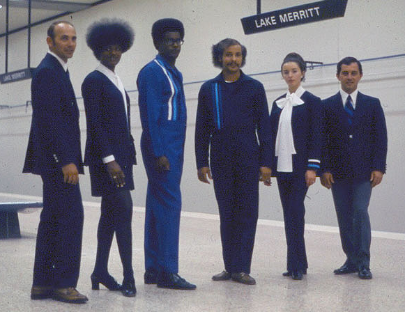 BART employees in the 1970s