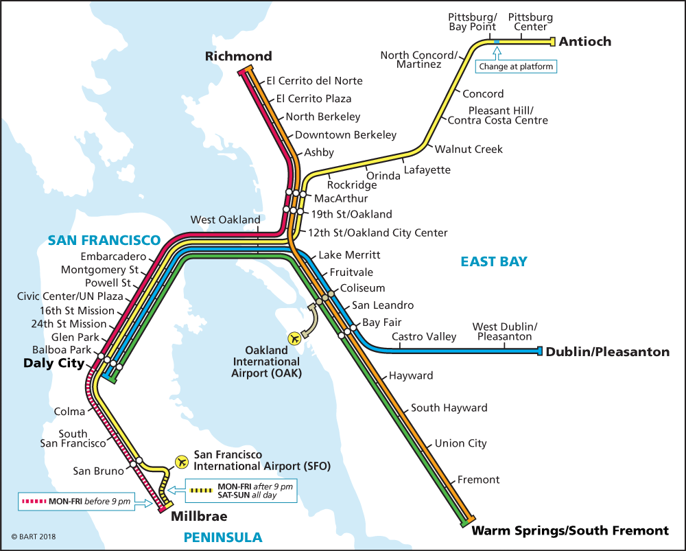 bart schedule trip planner