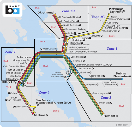 Bart Fare Chart 2018