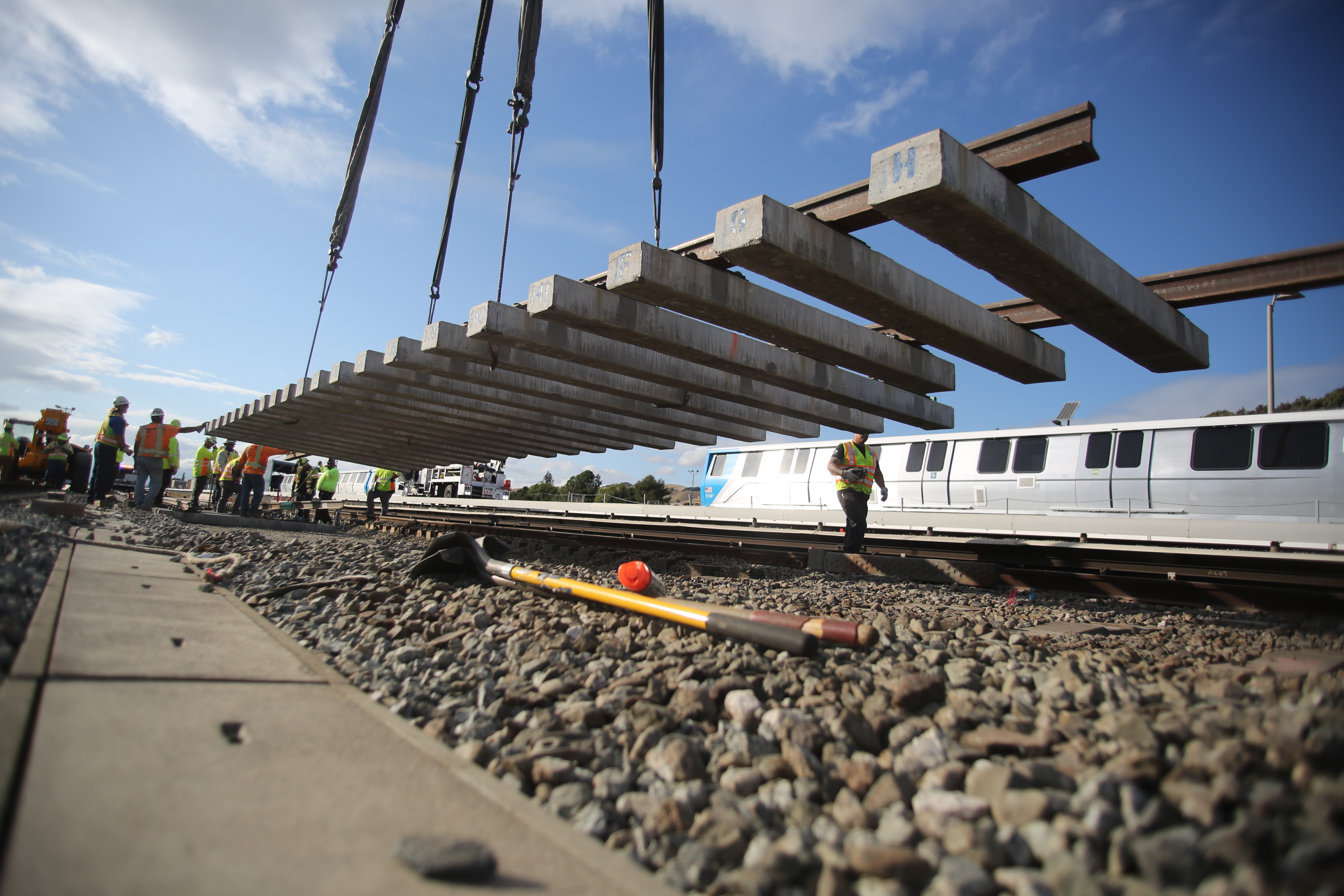 track replacement work