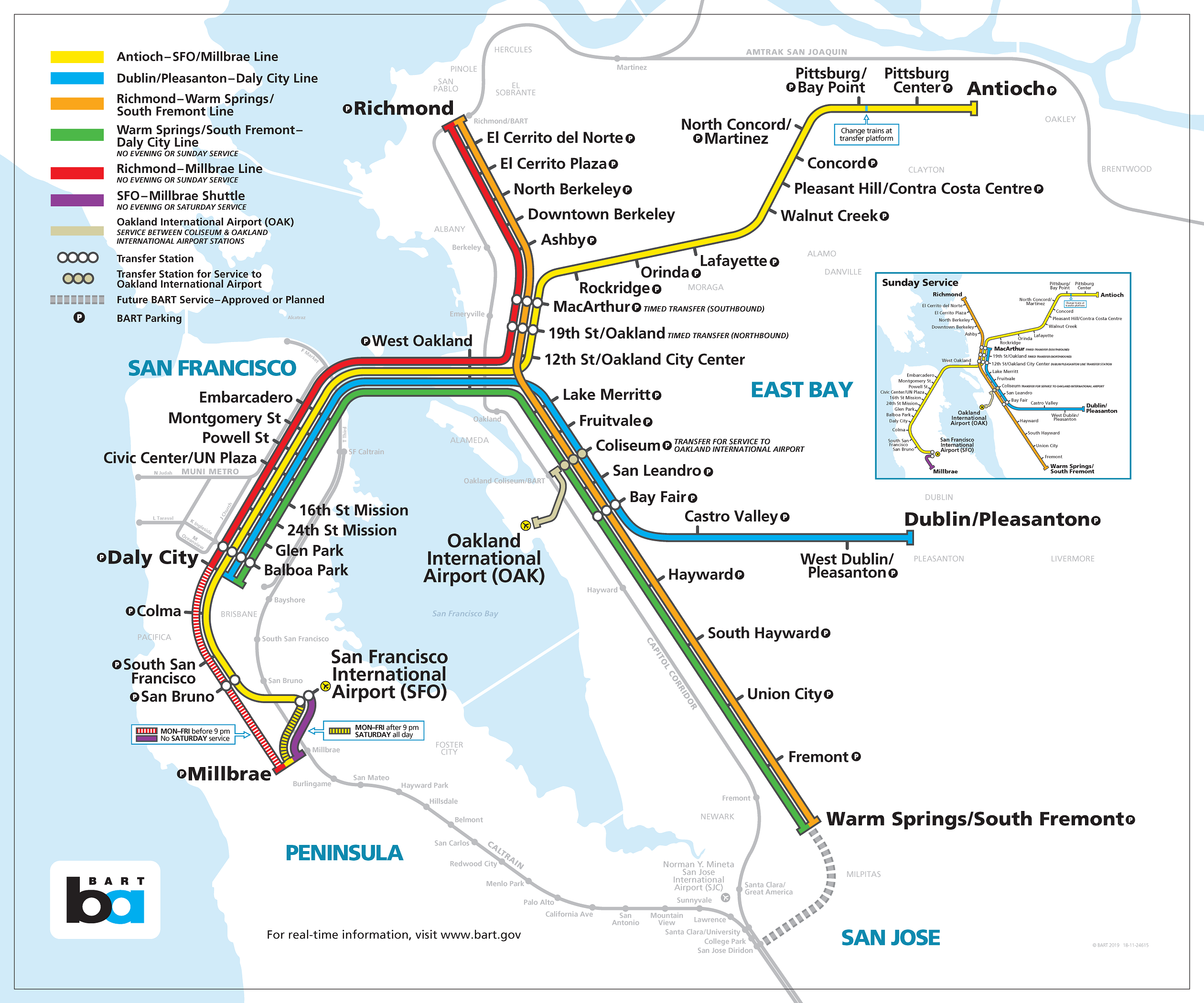 Bart Unveils System Map For Future Milpitas And Berryessa Service