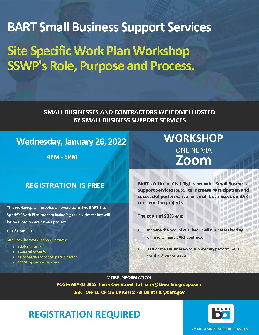 Small Business Support Services January 26, 2022 workshop