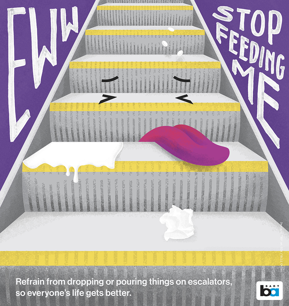Don't feed the escalator