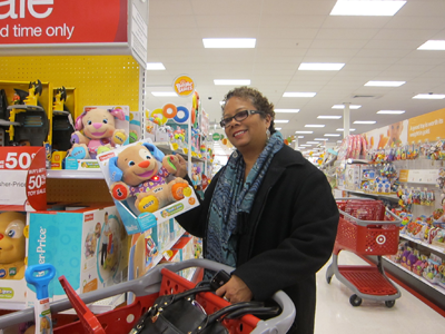 lisa moland shops for toys