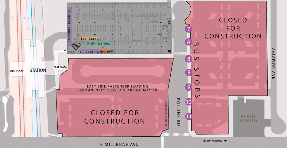 Loading and Shuttle Stops