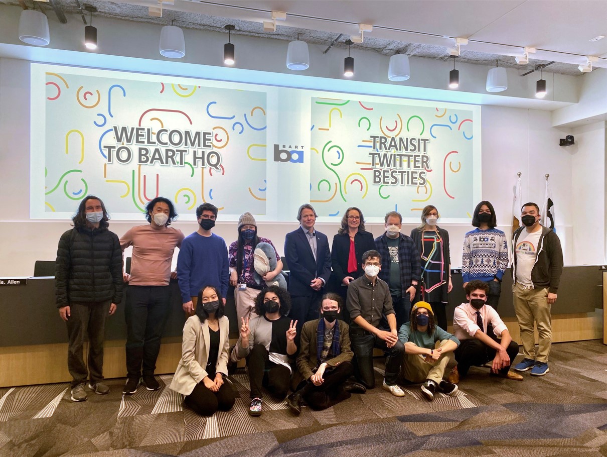 Youth transit enthusiasts visit BART Headquarters, share ideas for the future of Bay Area transit 