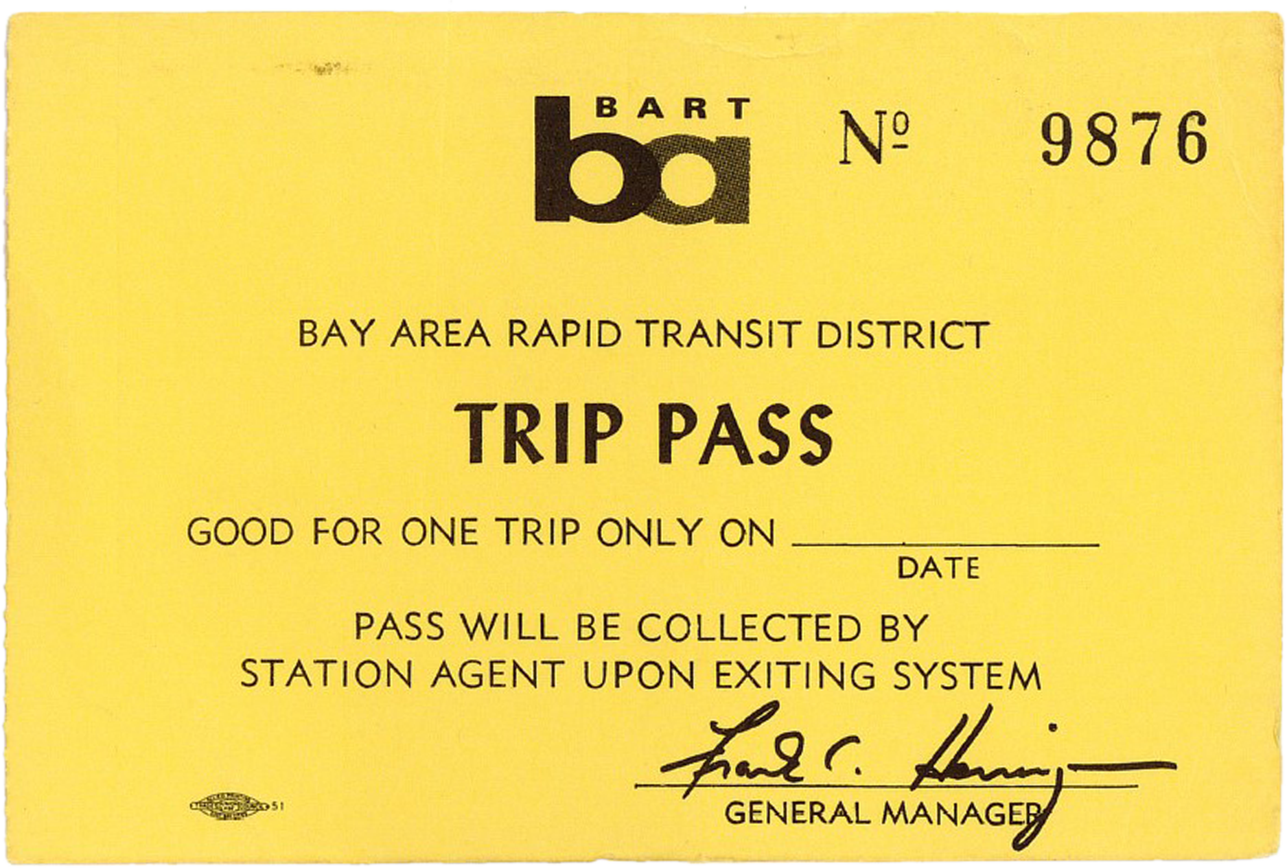 BART tickets through the years