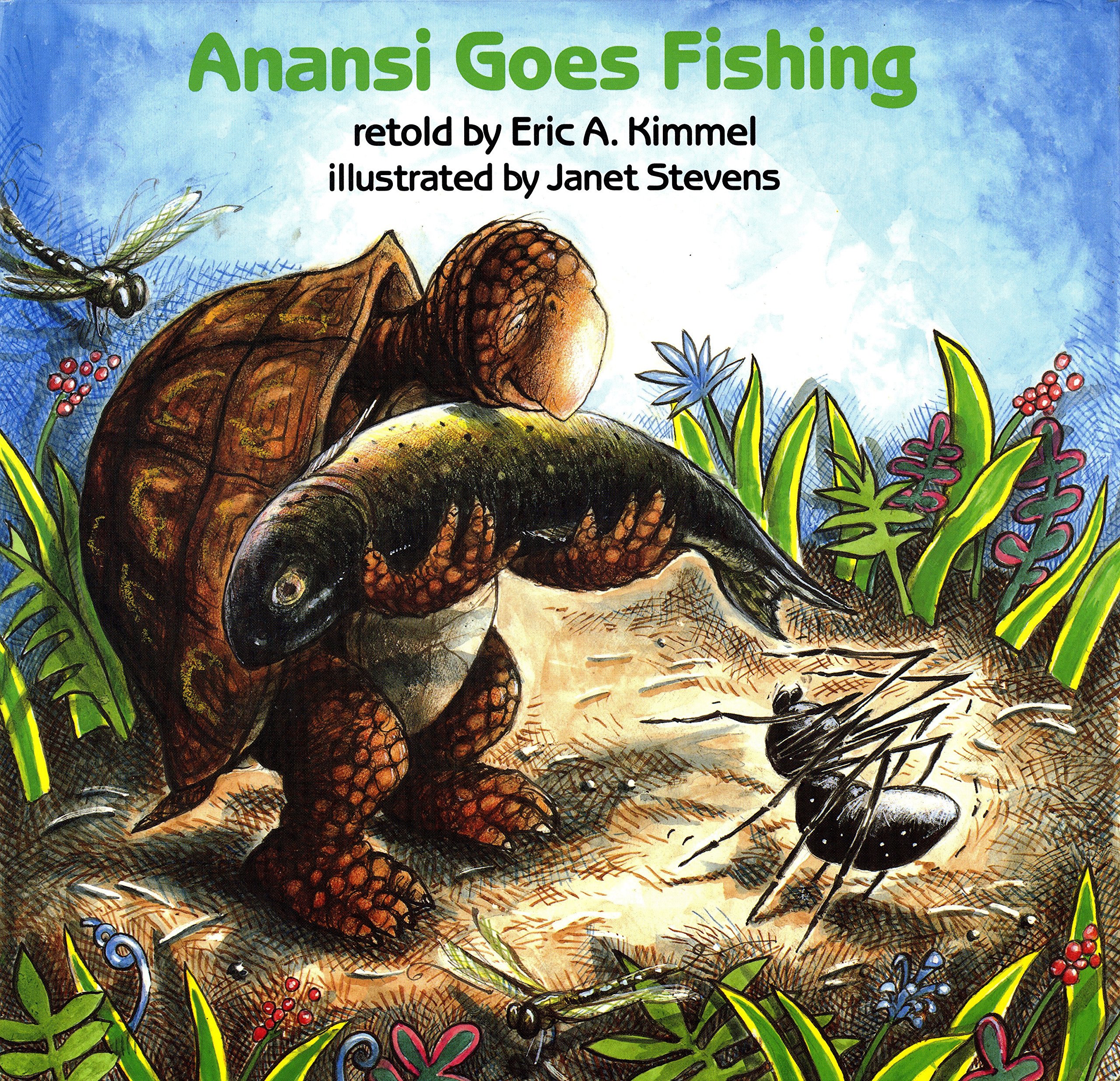 Anansi Goes Fishing was one of the books read by BPD volunteers. Image via Amazon