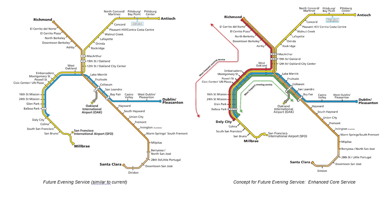 Maps for the BART Metro Survey
