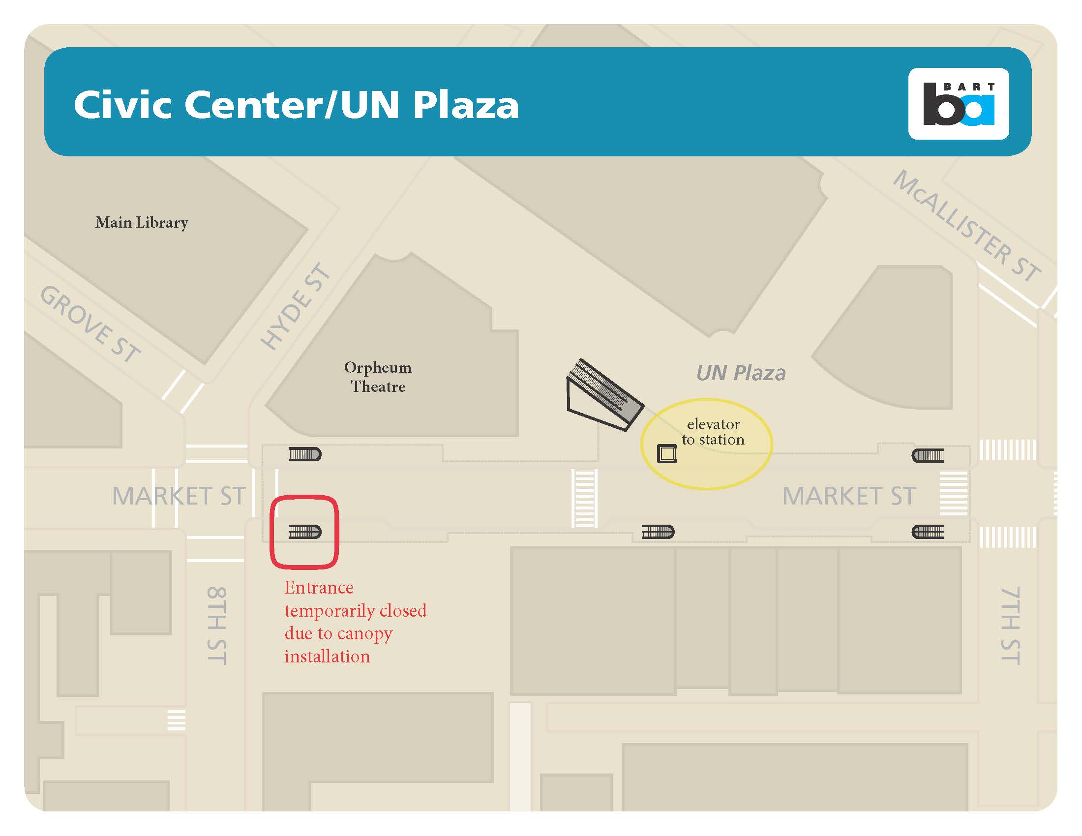 Civic Center Map