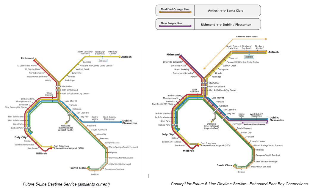 Maps for the BART Metro Survey