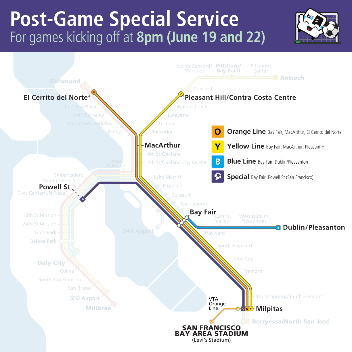 Post game special service for 8pm