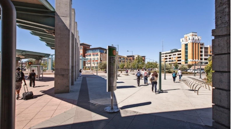 BART Entrance to Community