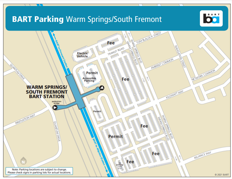 Warm Springs EV map