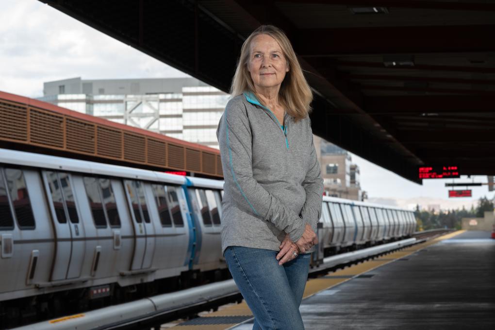 Linda Healey pictured at Walnut Creek Station