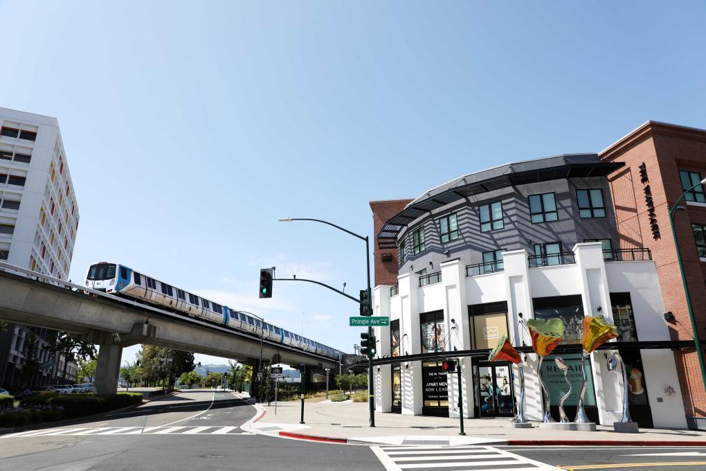 The Waymark building next to the Walnut Creek station.