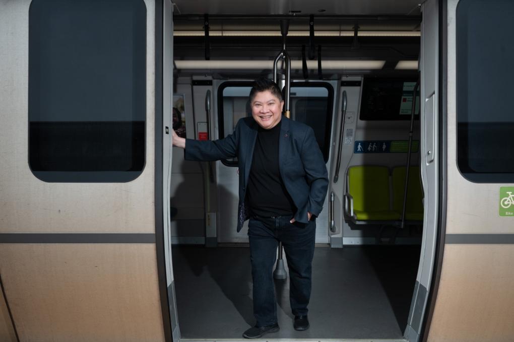 Sandra Escalante pictured above at El Cerrito Plaza Station. 