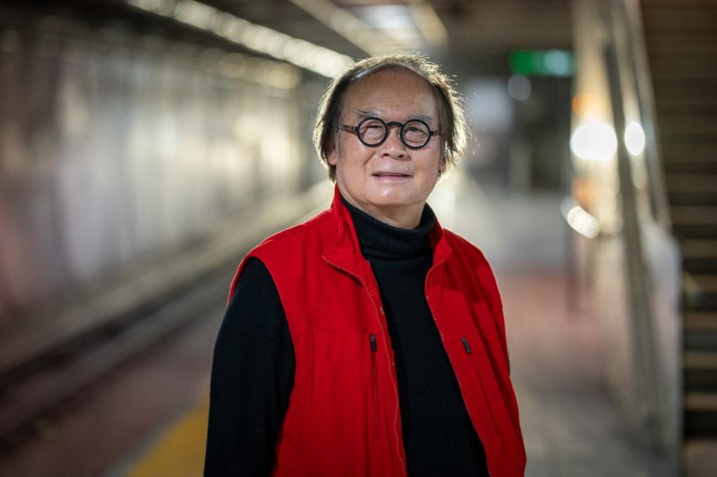Howard Wong pictured at Powell Street Station.  
