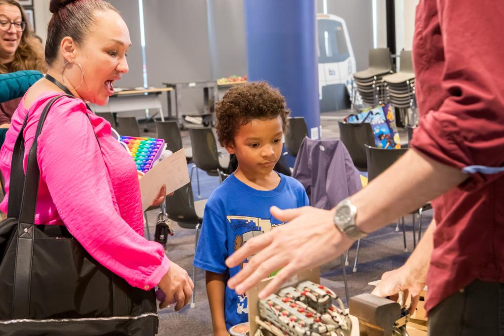 Photos from BART's Autism Transit Project recording session