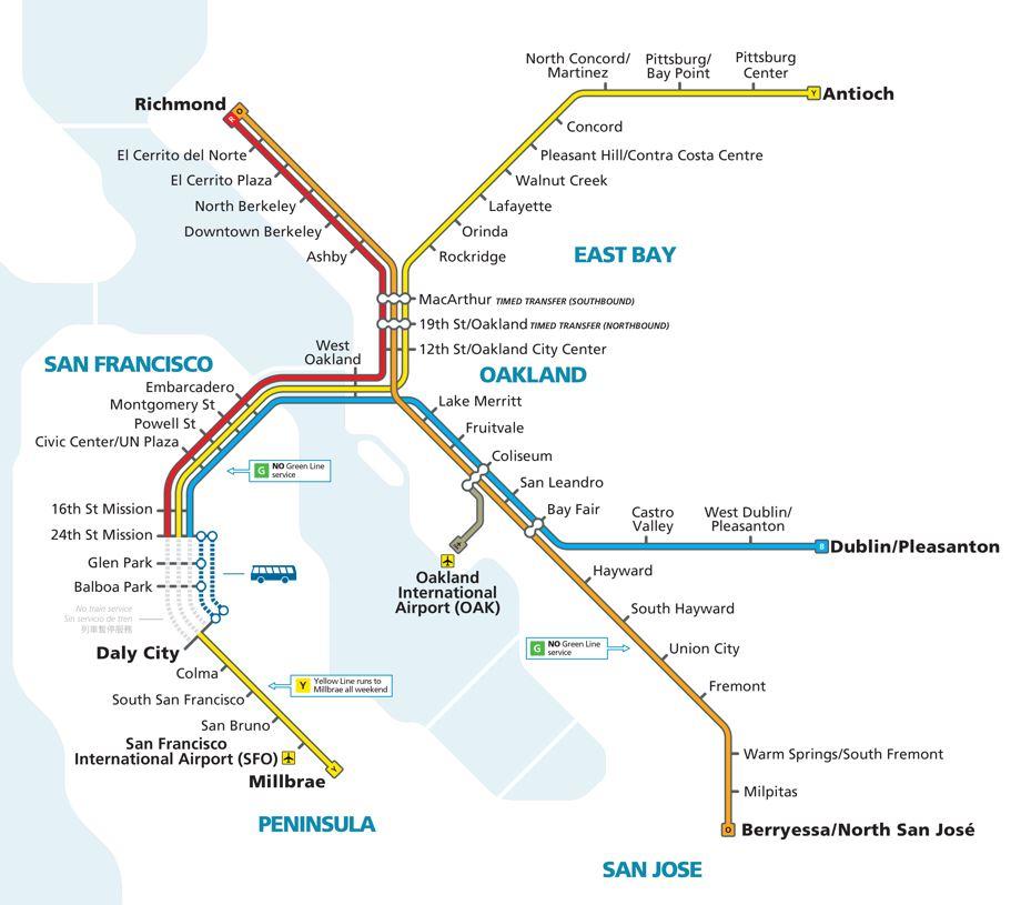 bus bridge map