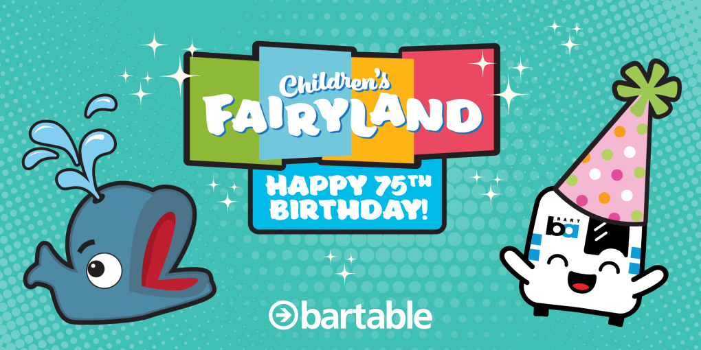 Children's Fairyland Happy 75th Birthday! banner