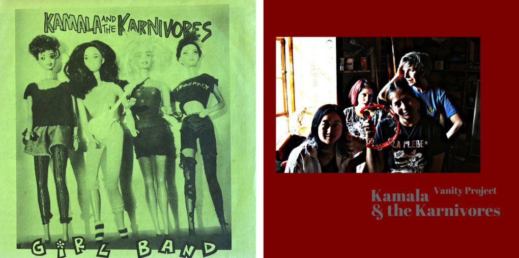 Kamala and The Karnivores Girl Band EP, originally released on Lookout Records in 1989 beside Kamala and The Karnivores second record, Vanity Project, was released in 2018.