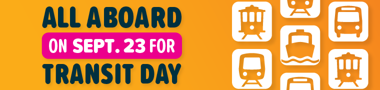 All Aboard Transit Day on September 23