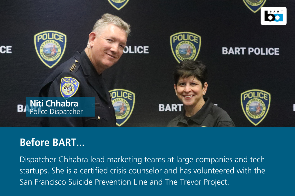 Dispatcher Chhabra lead marketing teams at large companies and tech startups. She is a certified crisis counselor and has volunteered with the San Francisco Suicide Prevention Line and The Trevor Project.
