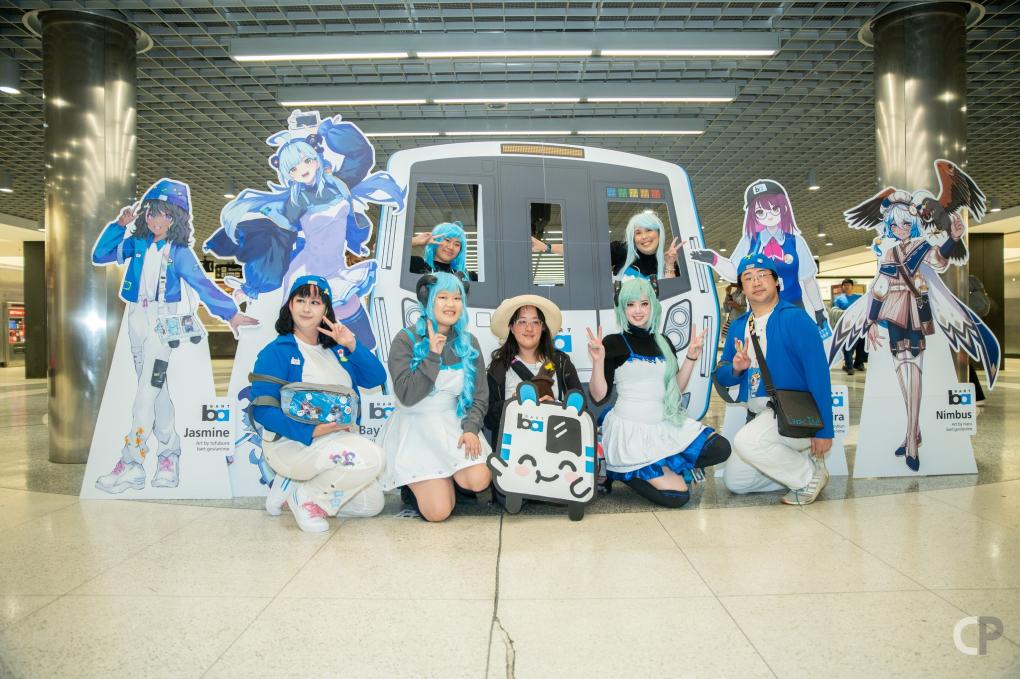 Photos of BART anime events