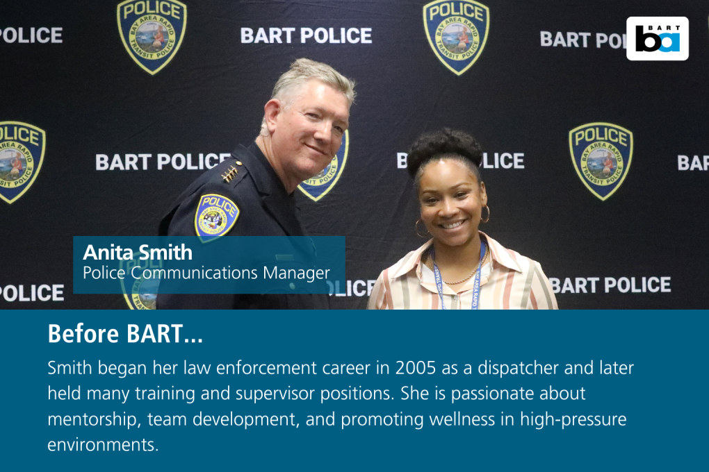 Smith began her law enforcement career in 2005 as a dispatcher and later held many training and supervisor positions. She is passionate about mentorship, team development, and promoting wellness in high-pressure environments. 