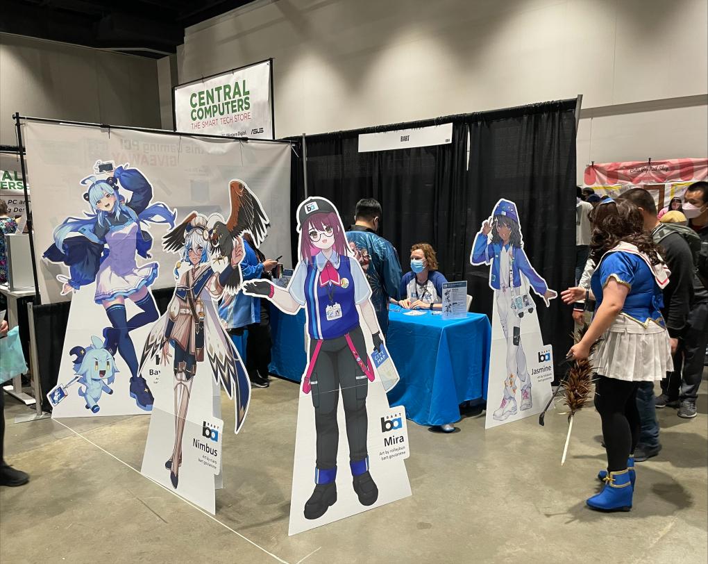 Photos of BART anime events